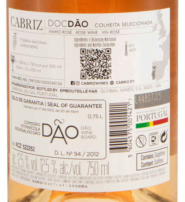 2024 Cabriz Colheita Selecionada rosé