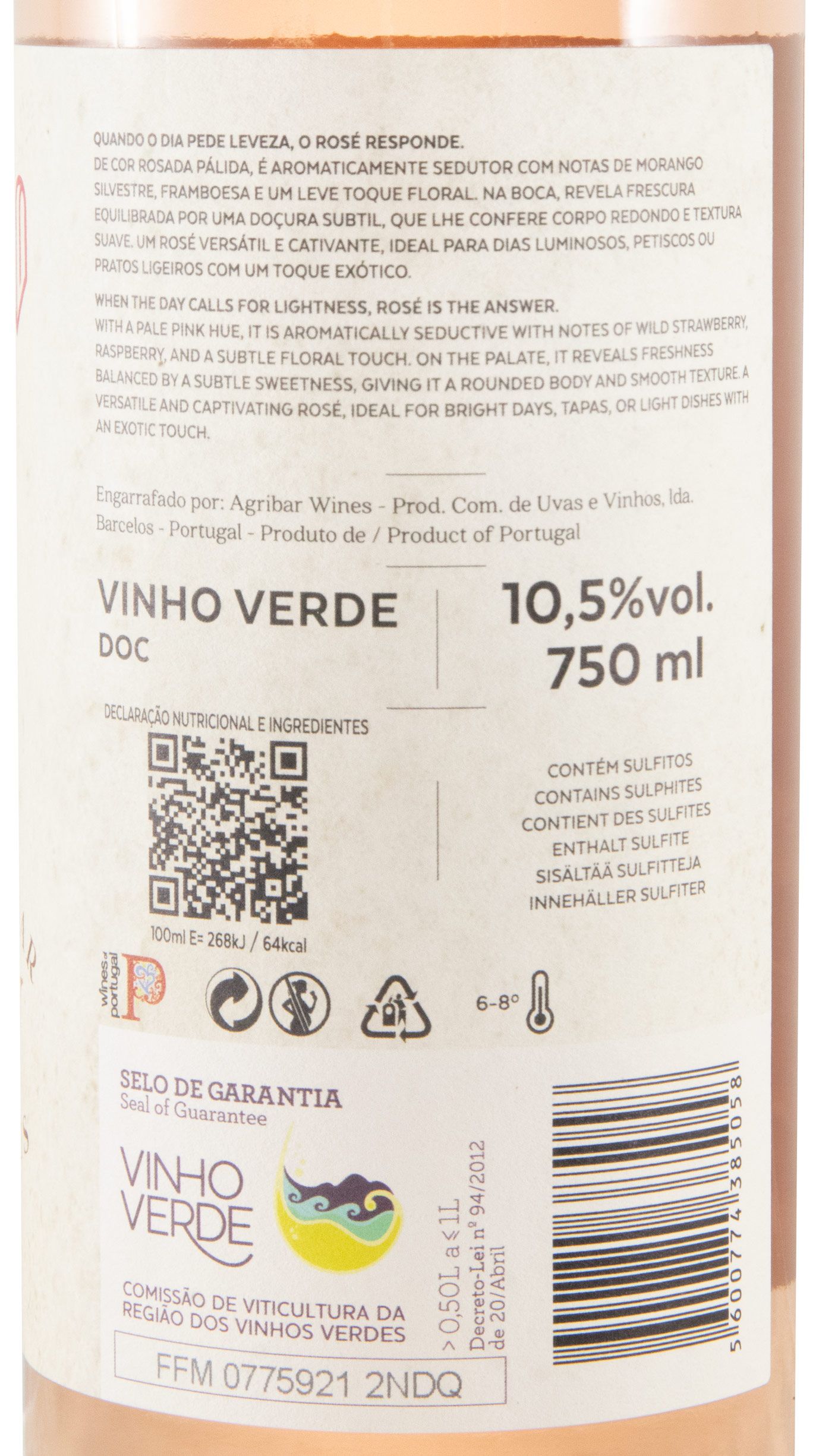 Contas Feitas rosé