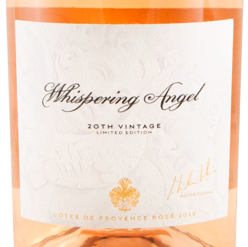 2025 Château d'Esclans Whispering Angel 20th Vintage Edição Limitada Côtes de Provence rosé