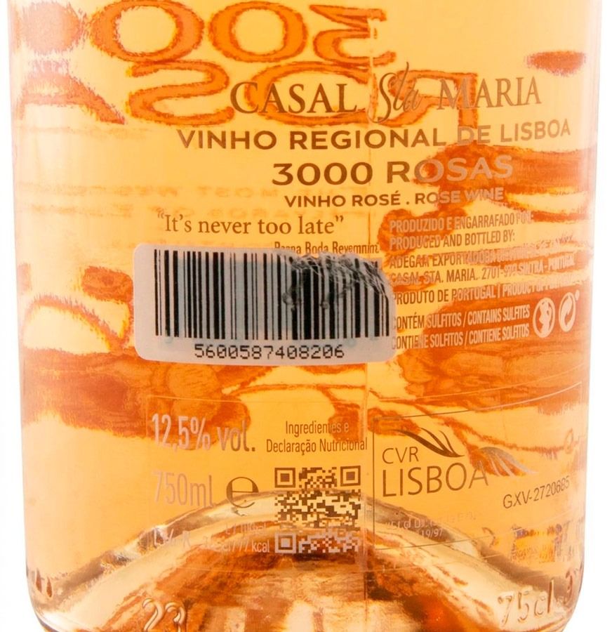 2024 Casal Sta. Maria 3000 Rosas rosé