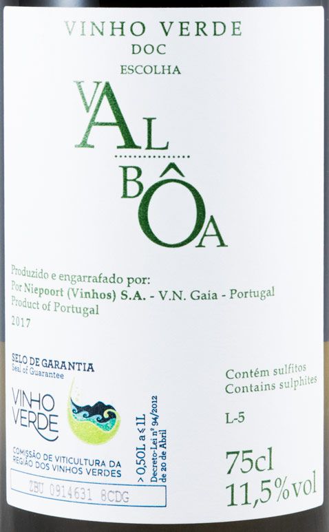 2017 Quinta de Val-Bôa Escolha white