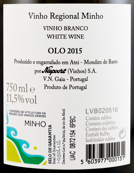 2015 Niepoort OLO white