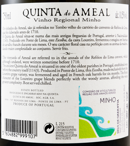 2015 Quinta do Ameal Escolha white