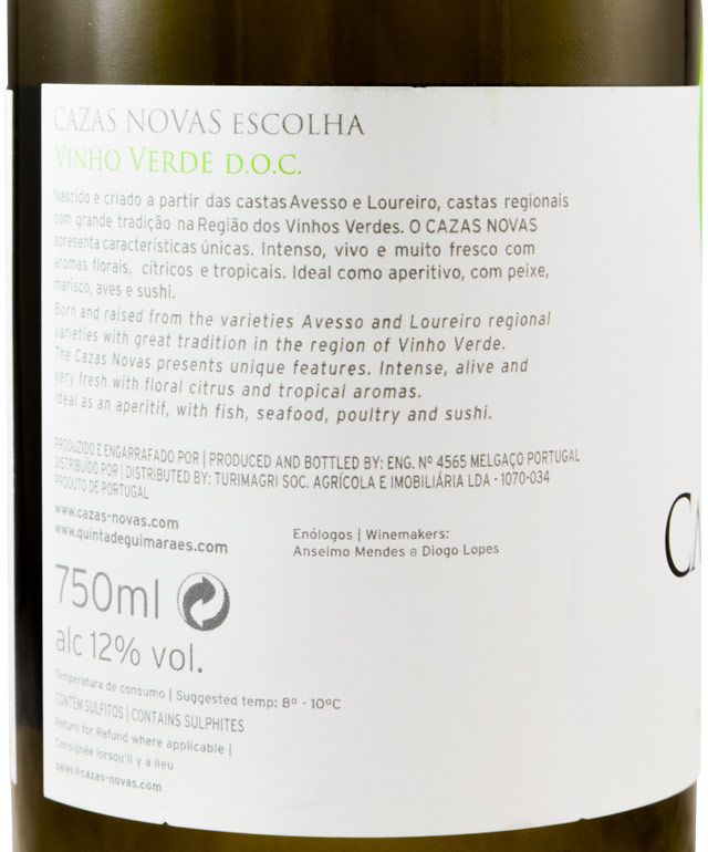 2015 Cazas Novas Escolha branco