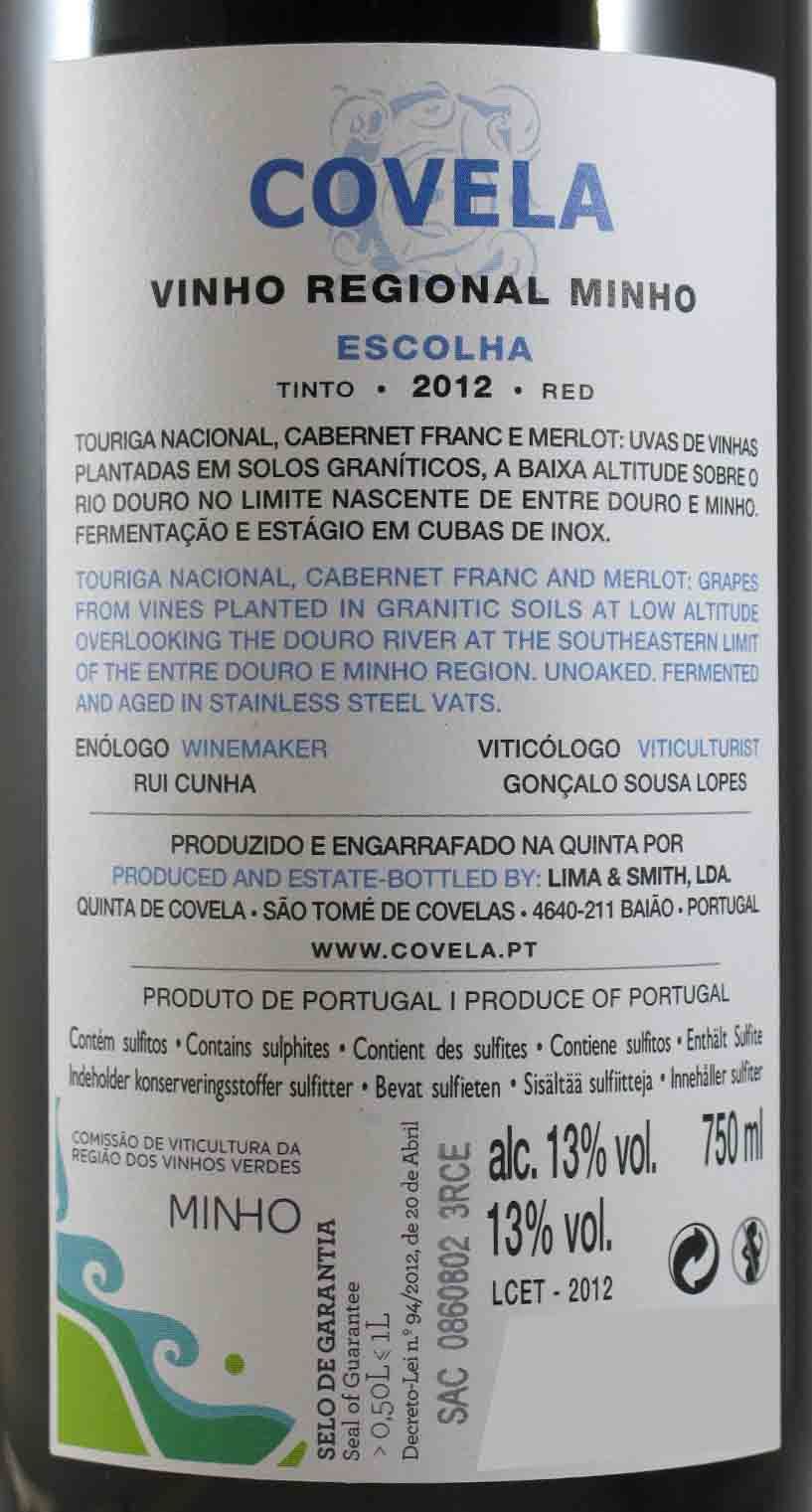 2012 Covela Escolha red