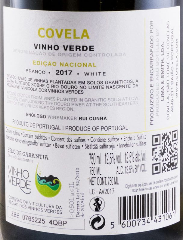 2017 Covela Avesso Edição Nacional branco