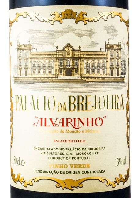 2015 Palácio da Brejoeira Alvarinho branco 1,5L