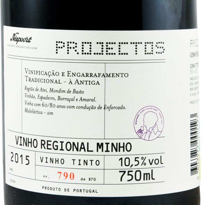 2015 Niepoort Projectos red