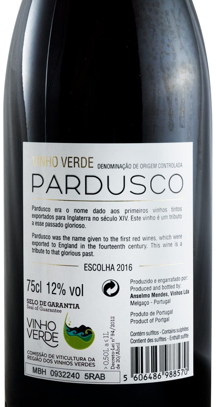 2016 Anselmo Mendes Pardusco tinto