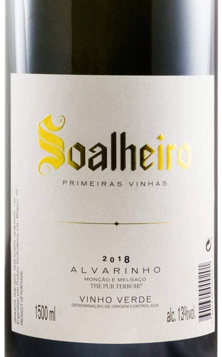 2018 Soalheiro Primeiras Vinhas Alvarinho branco 1,5L
