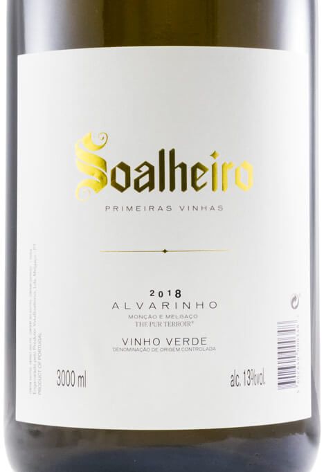 2018 Soalheiro Primeiras Vinhas Alvarinho 3L