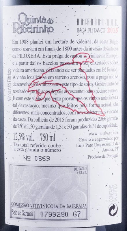2015 Casa de Mouraz António Lopes Ribeiro Loureiro branco