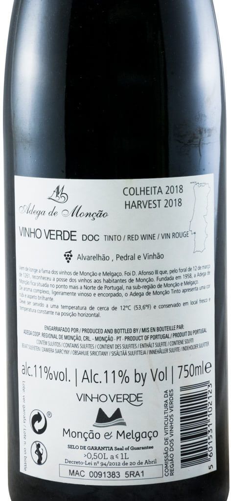 2018 Monção red