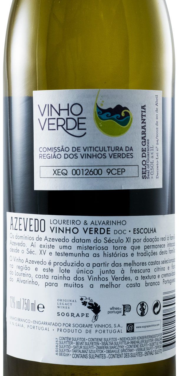 2018 Azevedo Loureiro&Alvarinho white