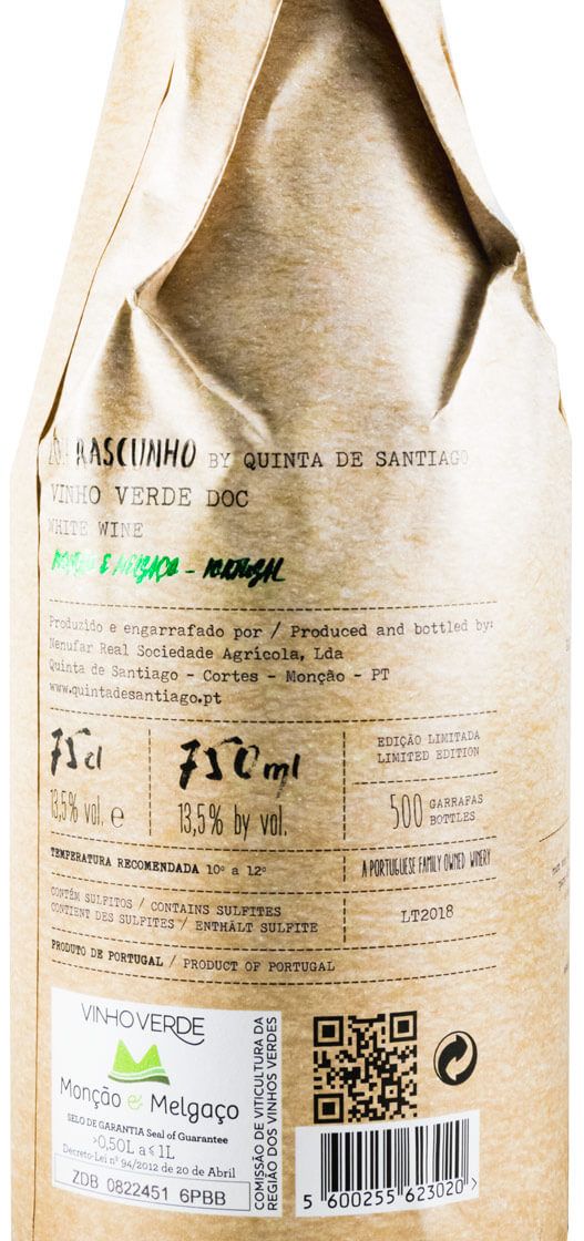 2014 Quinta de Santiago Rascunho branco