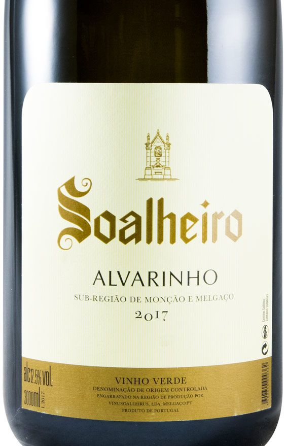2017 Soalheiro Alvarinho Clássico white 3L