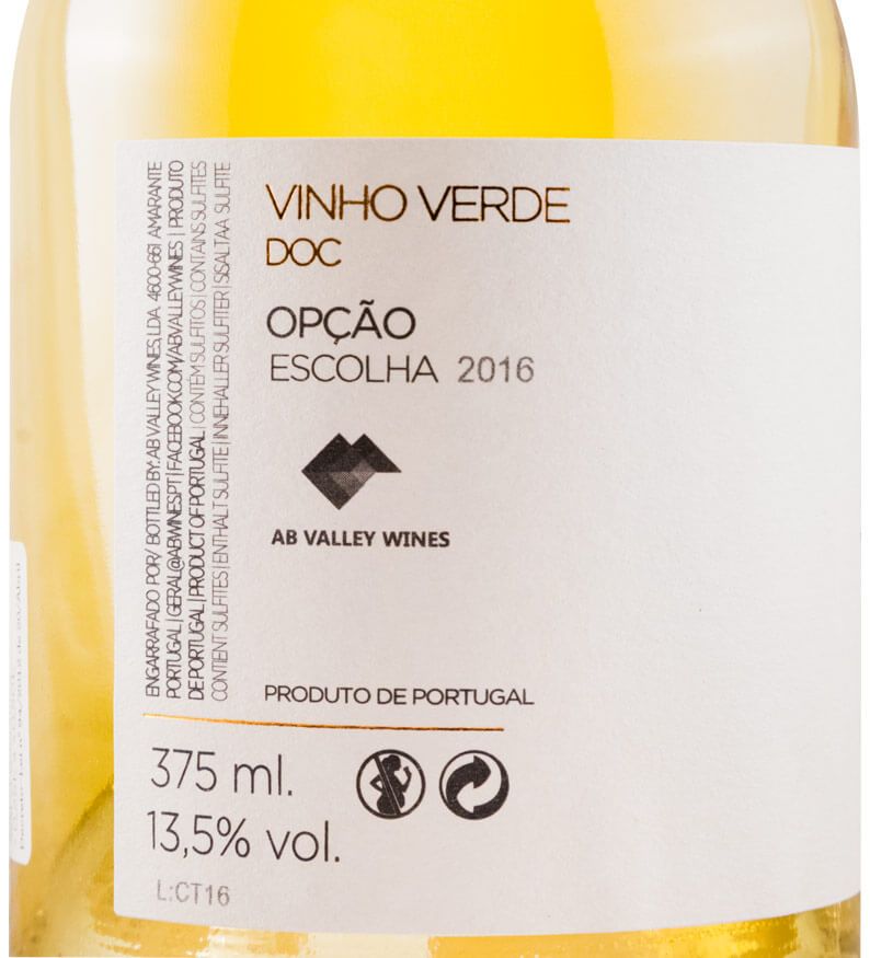 2016 Opção Late Harvest white 37.5cl