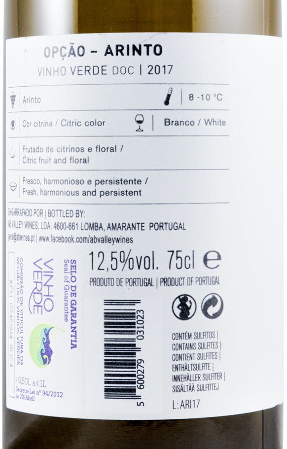 2017 Opção Arinto white