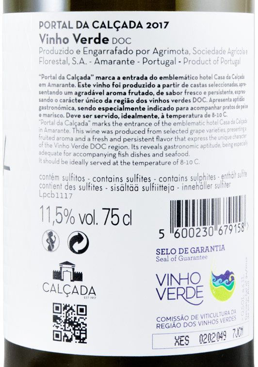 2017 Portal da Calçada Reserva white
