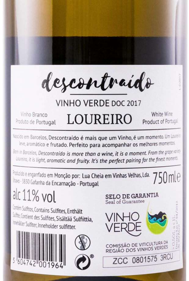 2017 Descontraído Loureiro branco