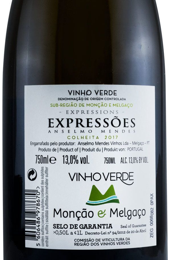 2017 Anselmo Mendes Expressões Alvarinho white