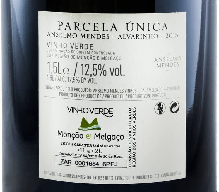 2015 Anselmo Mendes Parcela Única branco 1,5L