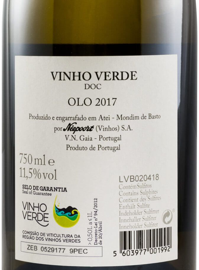 2017 Niepoort OLO branco