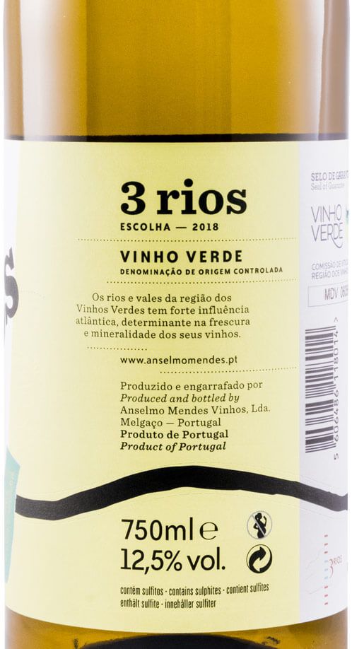 2018 Anselmo Mendes 3 Rios Escolha branco