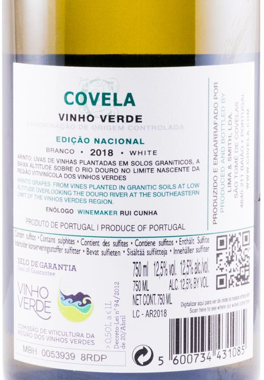 2018 Covela Arinto Edição Nacional white