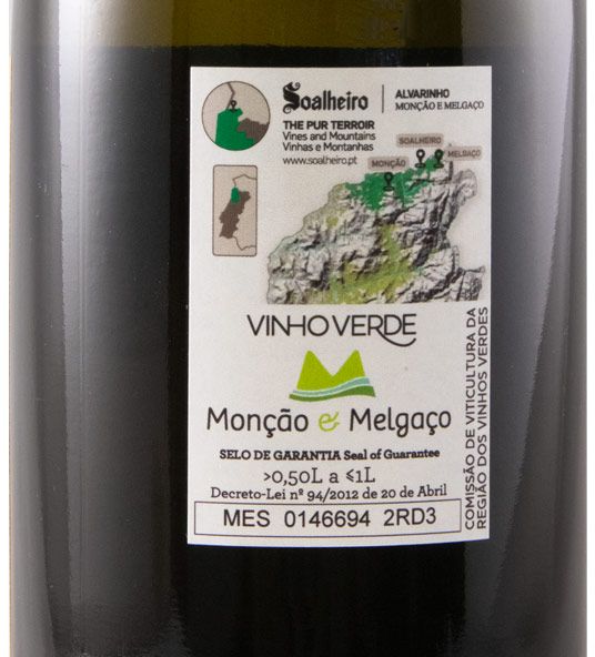 2019 Soalheiro Granit Alvarinho branco