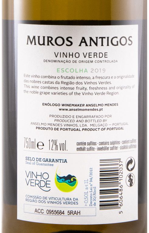 2019 Muros Antigos Escolha branco