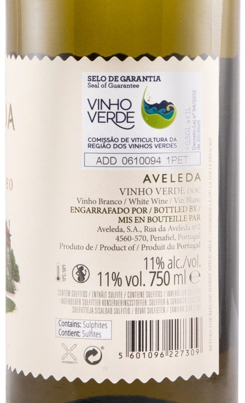 2019 Aveleda Loureiro & Alvarinho branco
