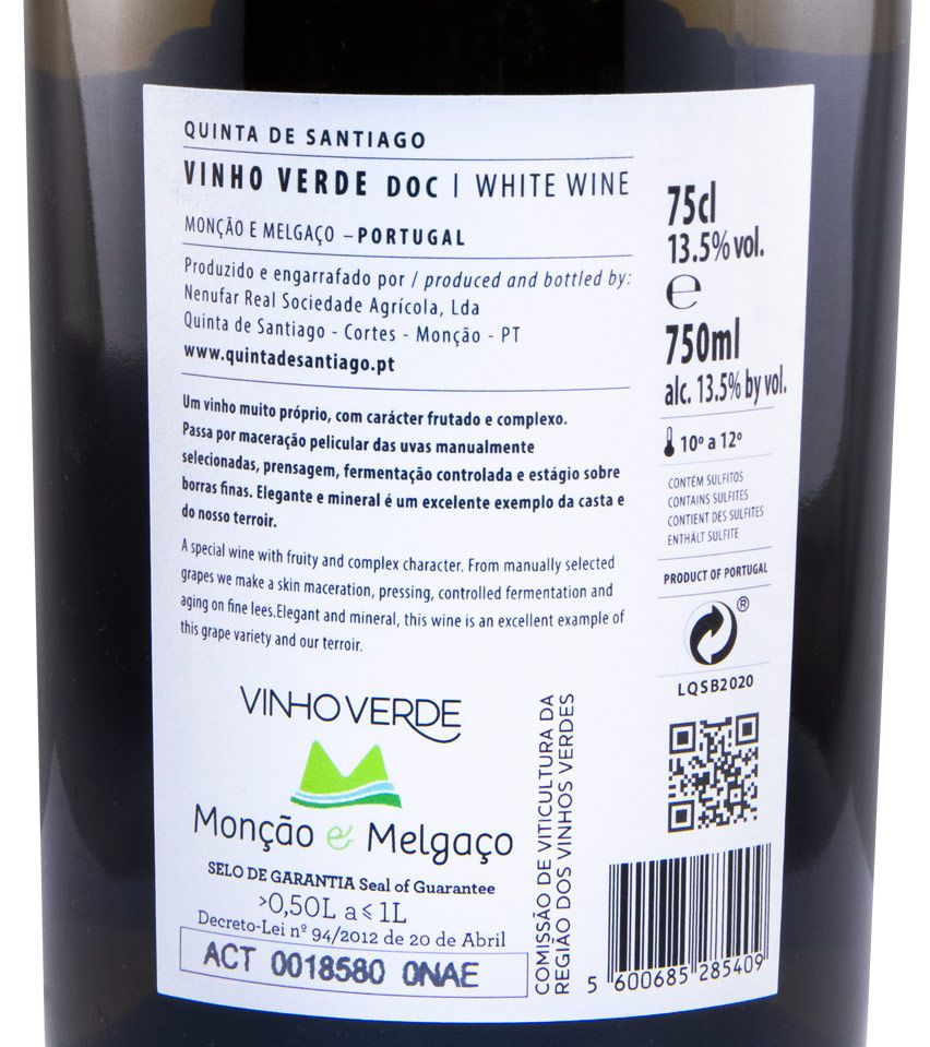 2019 Quinta de Santiago Alvarinho white