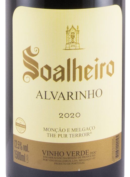 2020 Soalheiro Alvarinho branco 1,5L