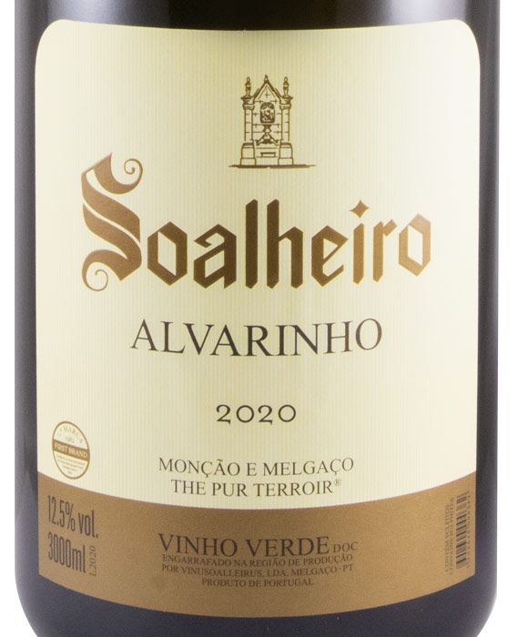2020 Soalheiro Alvarinho branco 3L