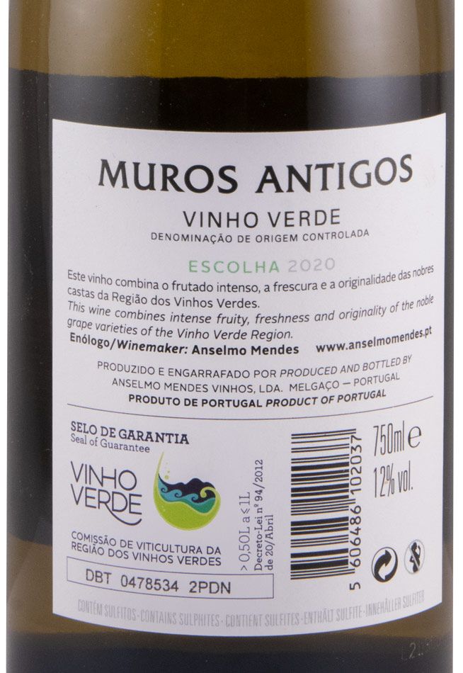 2020 Muros Antigos Escolha branco