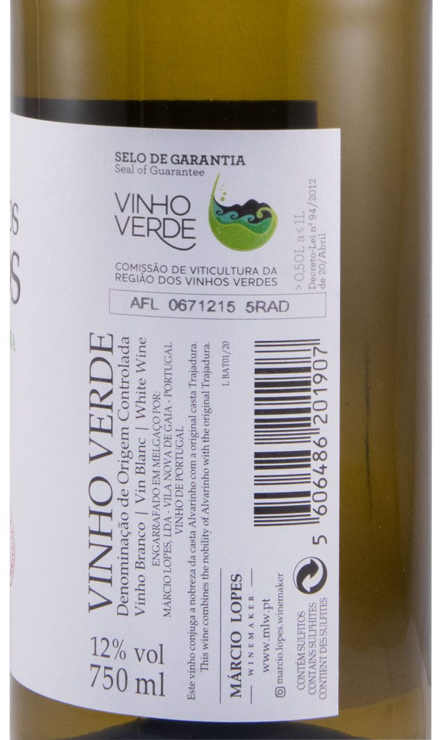 2020 Pequenos Rebentos Alvarinho & Trajadura Escolha branco