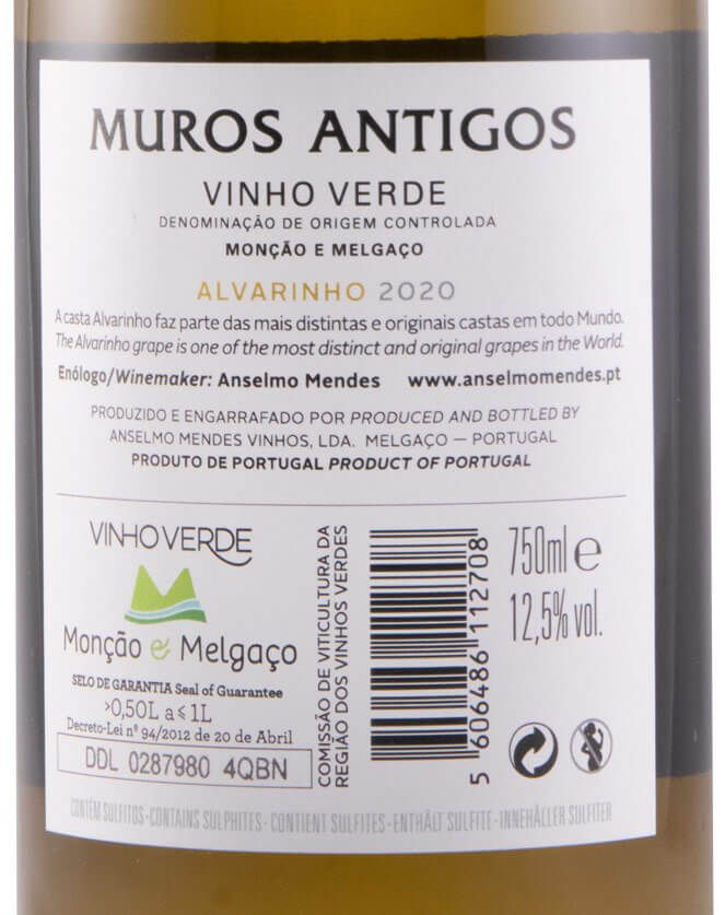 2020 Muros Antigos Alvarinho branco