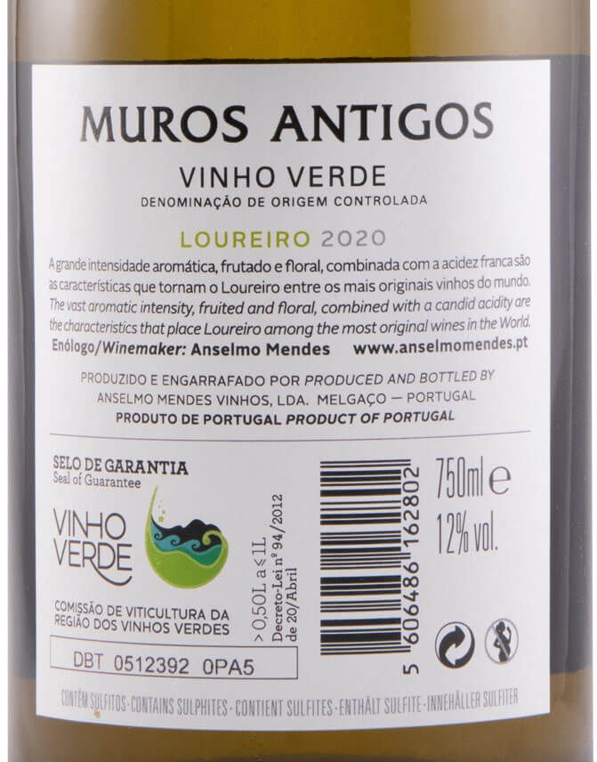 2020 Muros Antigos Loureiro branco