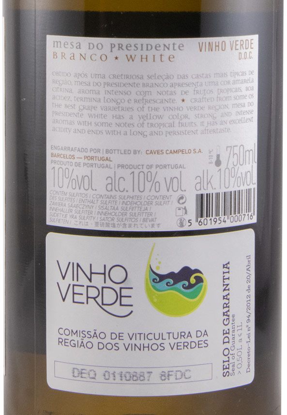 2020 Mesa do Presidente white