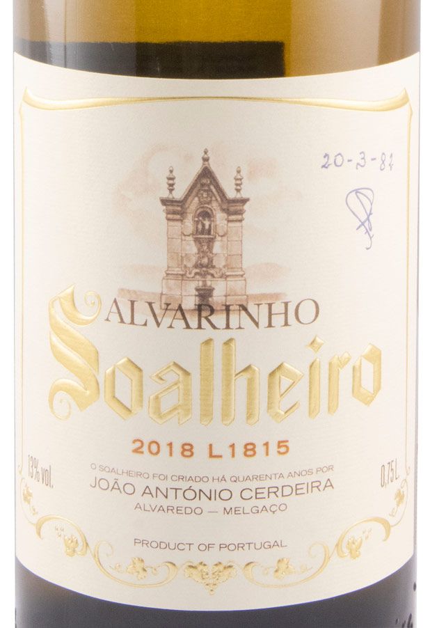 Conjunto Soalheiro Edição Especial 40 Anos branco 4x75cl