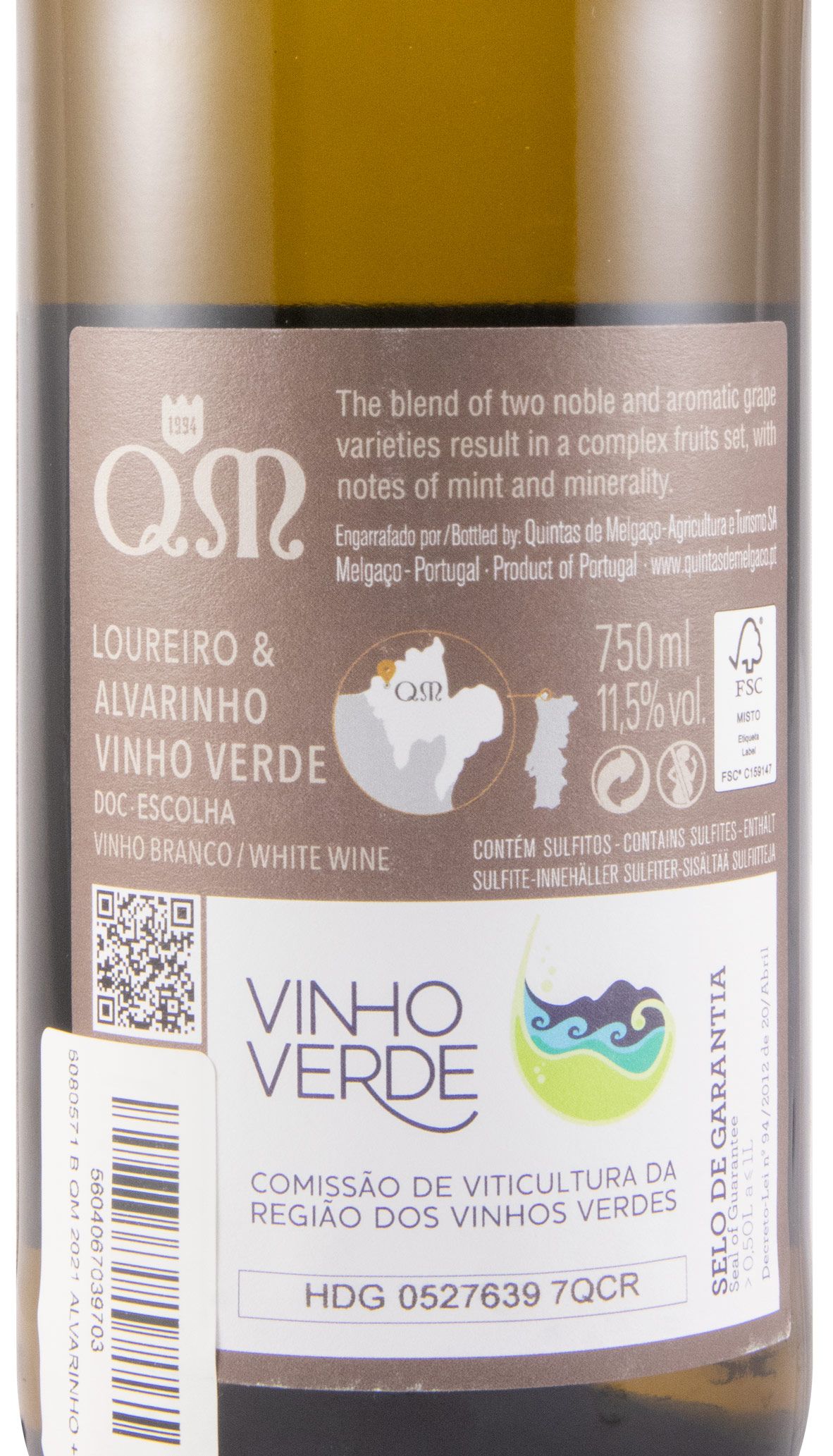 2021 Quintas de Melgaço QM Alvarinho & Loureiro branco