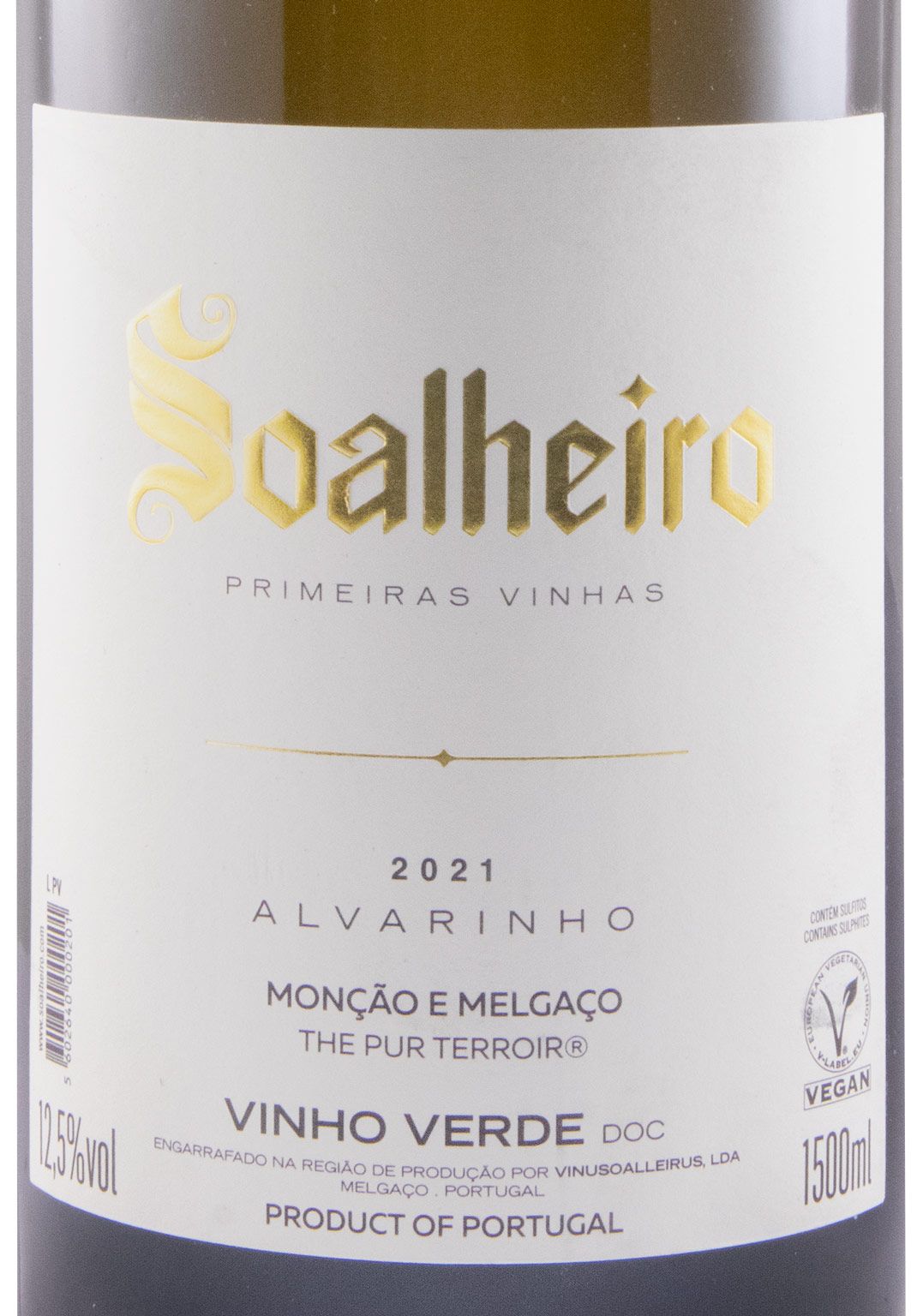 2021 Soalheiro Primeiras Vinhas Alvarinho branco 1,5L