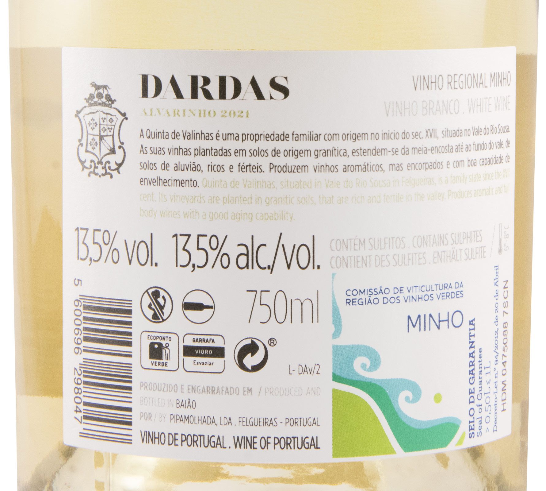 2021 Dardas Alvarinho white