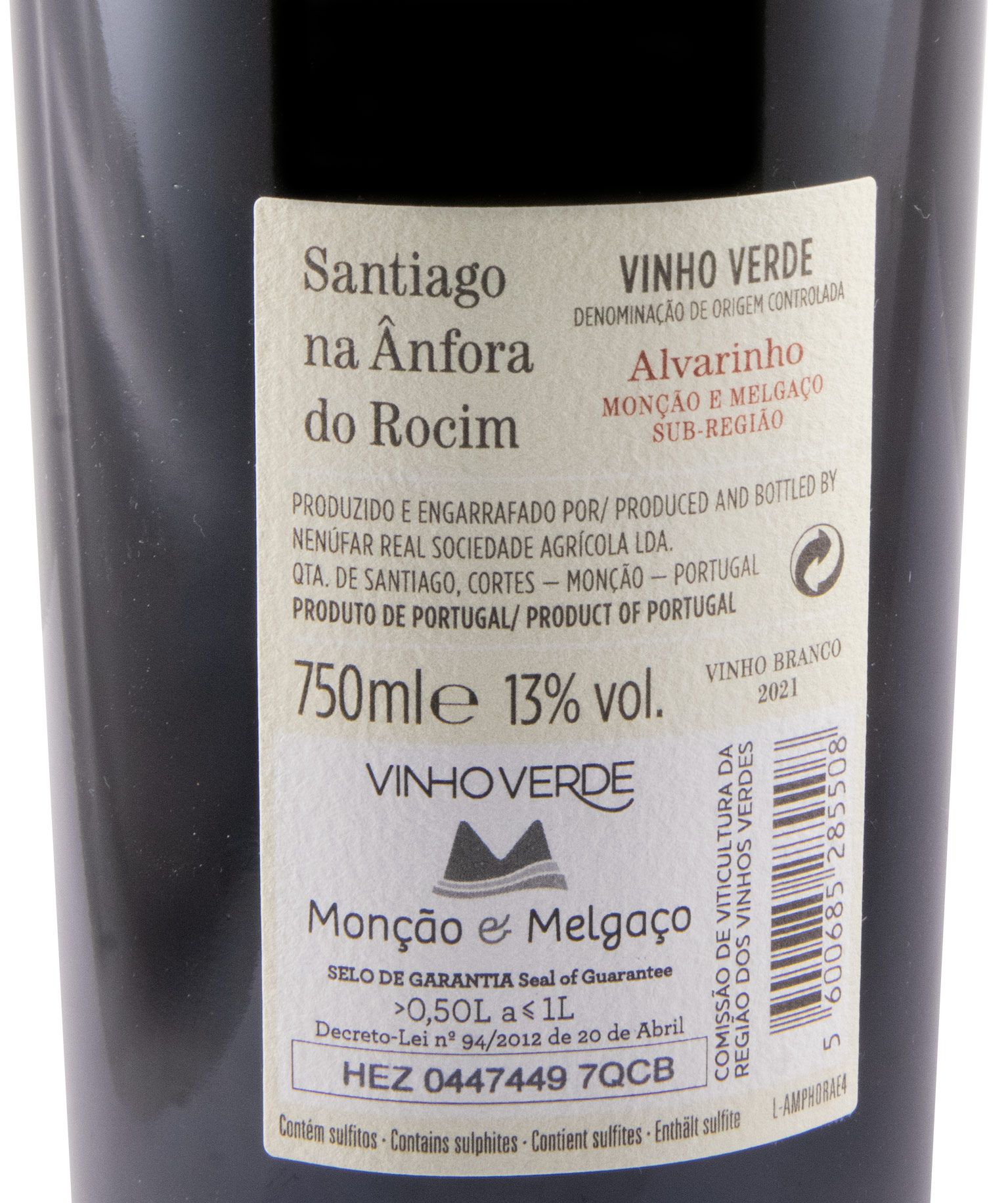 2021 Santiago na Ânfora do Rocim Alvarinho white