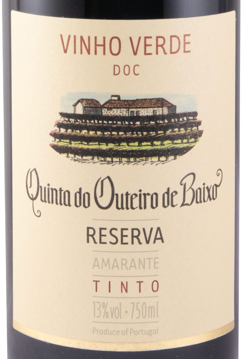 2022 Quinta do Outeiro de Baixo Reserva red