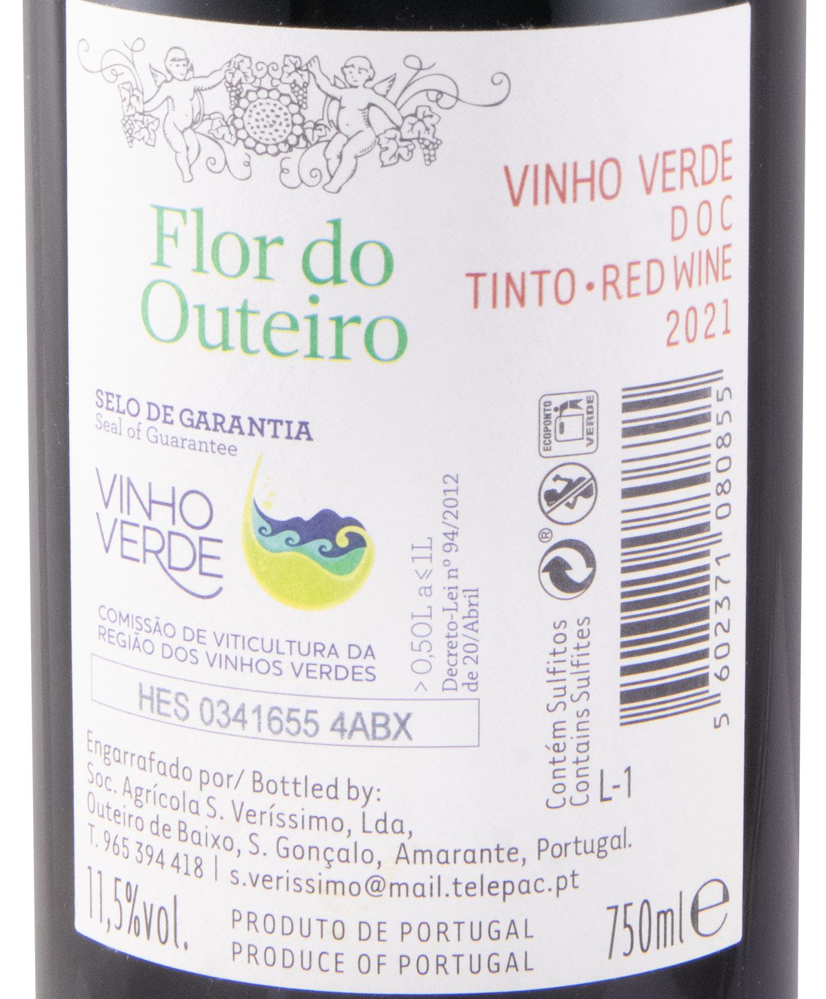 2021 Flor do Outeiro tinto