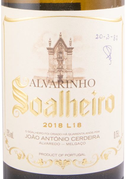 2018 Soalheiro Alvarinho L18 branco