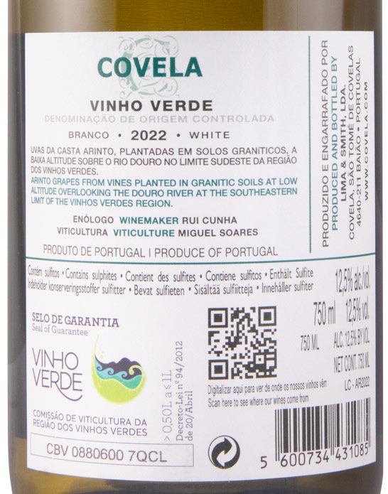 2022 Covela Arinto Edição Nacional white