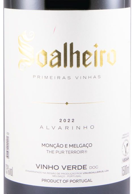 2022 Soalheiro Primeiras Vinhas Alvarinho branco 1,5L